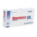 Thuốc điều trị nhiễm khuẩn đường hô hấp Macromax 250mg (hộp 1 vỉ x 6 viên)